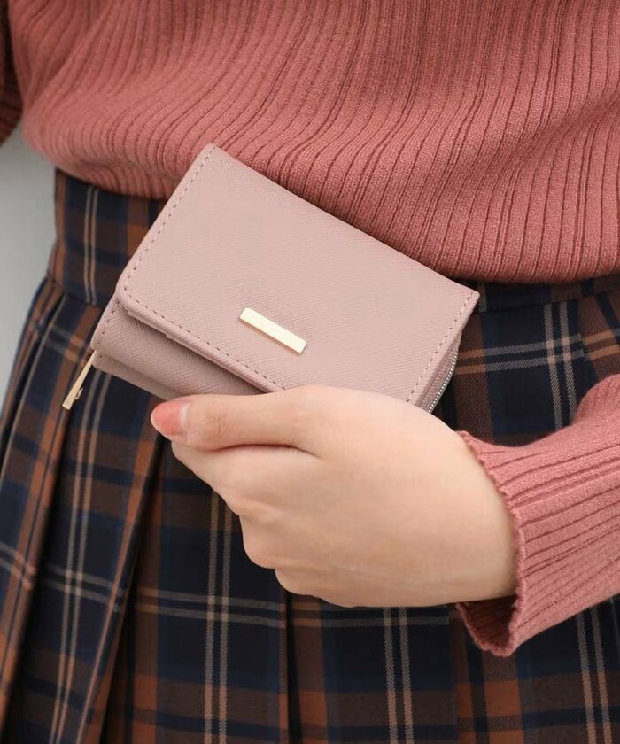 ジップウォレット(ダークピンク)