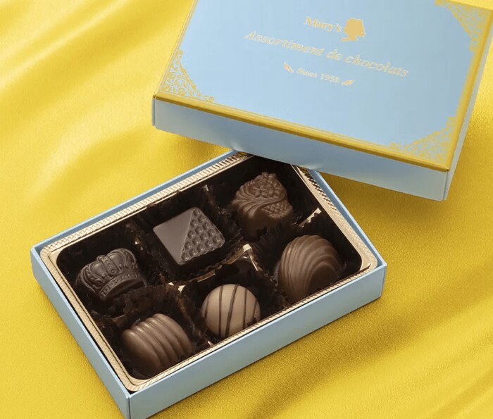 セブン-イレブンの商品：メリーチョコレート アソルティモンドショコラ 6個