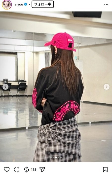 出所：浜崎あゆみのInstagram（＠a.you） 参照日：2025年12月18日