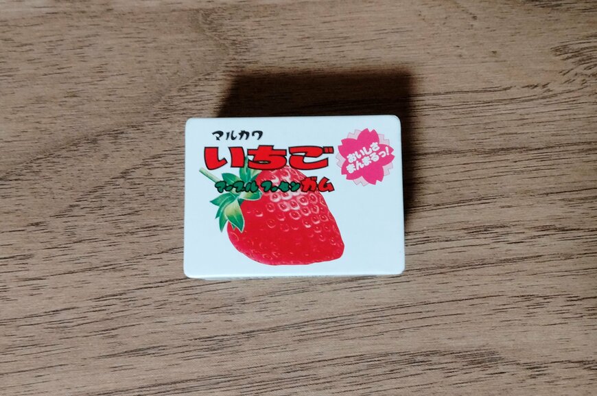 筆者撮影（キャンドゥ、缶ケース マーブルガム）