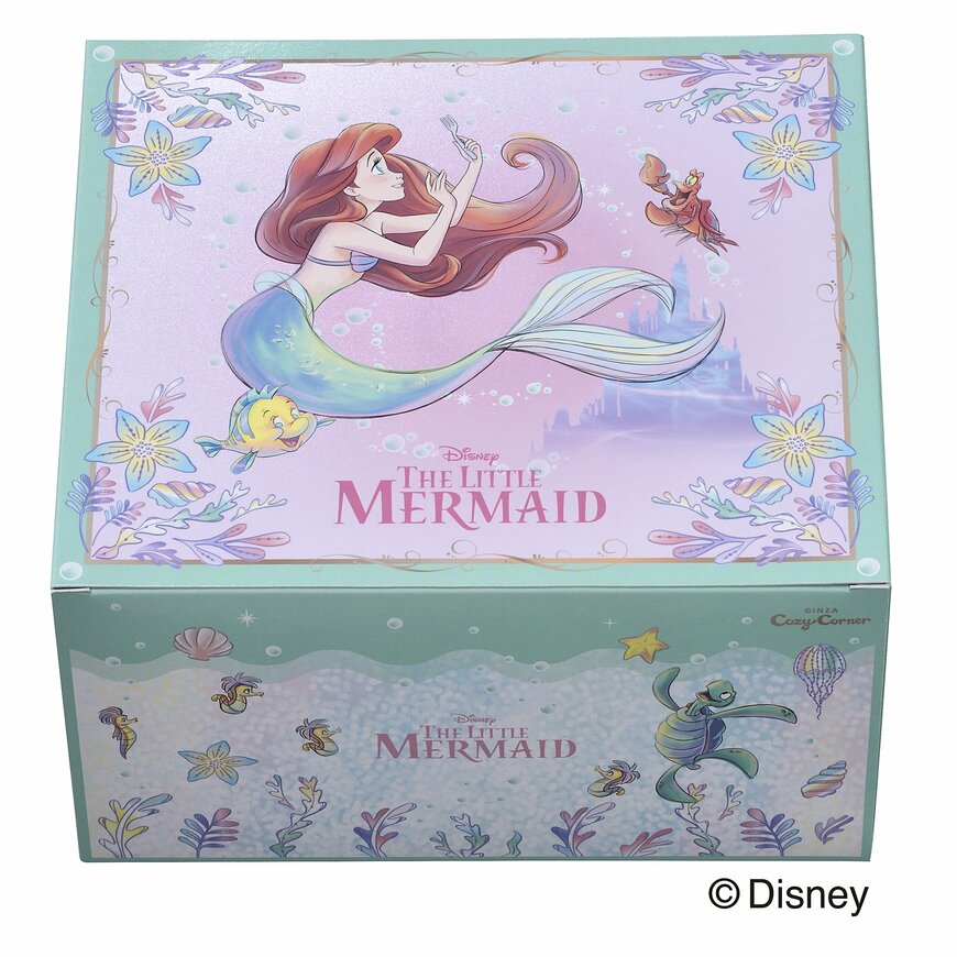 「＜リトル・マーメイド＞デコレーション」専用のボックス　©Disney