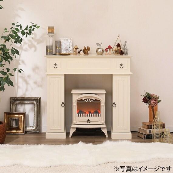 出所：ニトリ公式通販 ニトリネット 収納付きマントルピース(アイボリー)