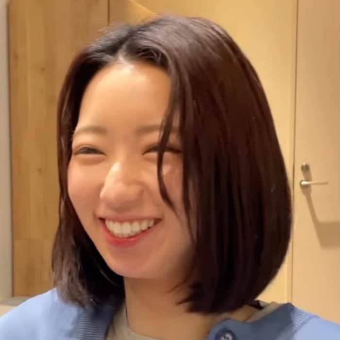 ボブから人生初のショートヘアへ。顔の形に合わせたハンサムショートに大満足