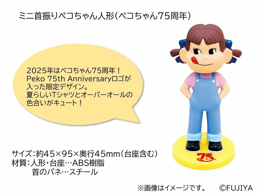 出所：株式会社不二家「ペコちゃん75周年 HAPPY BAG」