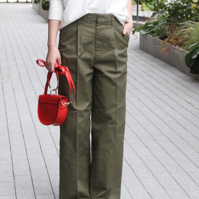 JOURNAL STANDARD 渋谷店（Lady's）/ JOURNAL STANDARD - ストレッチサージ ワイドスラックスパンツ ¥11,880（税込）