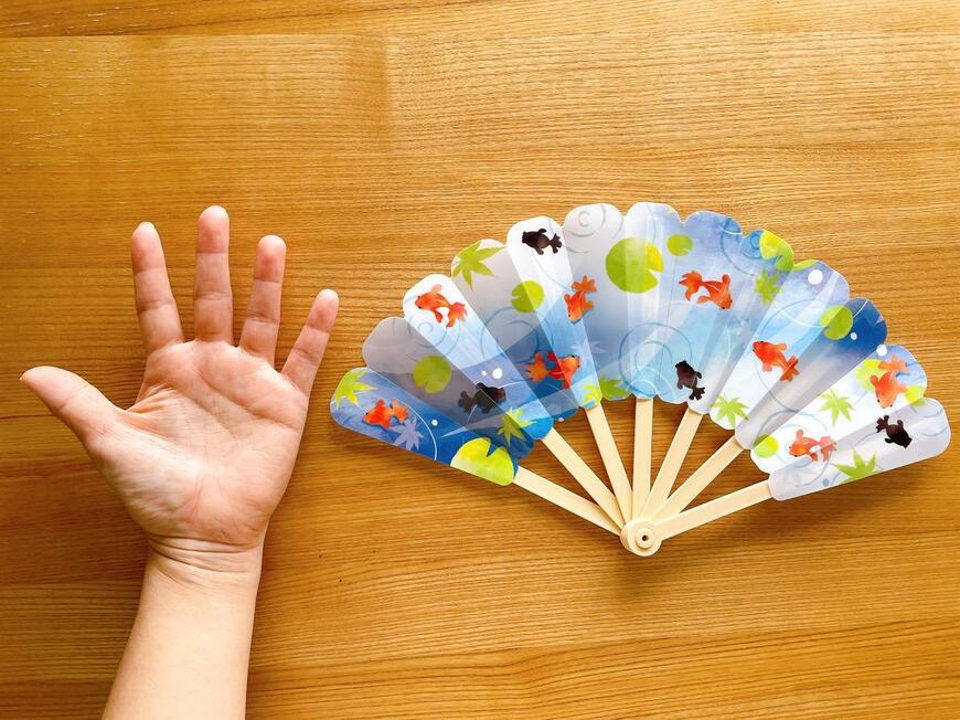 ミニプラ扇子(金魚)