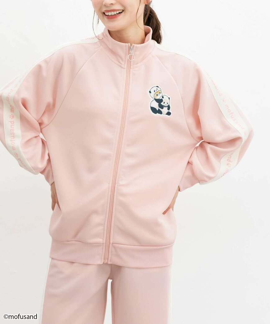 ハニーズ公式　mofusand／トラックジャケット（ピンク）