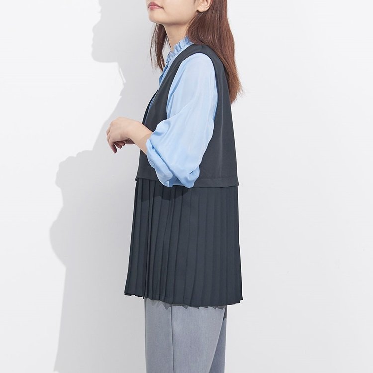 プリーツコンビジレ