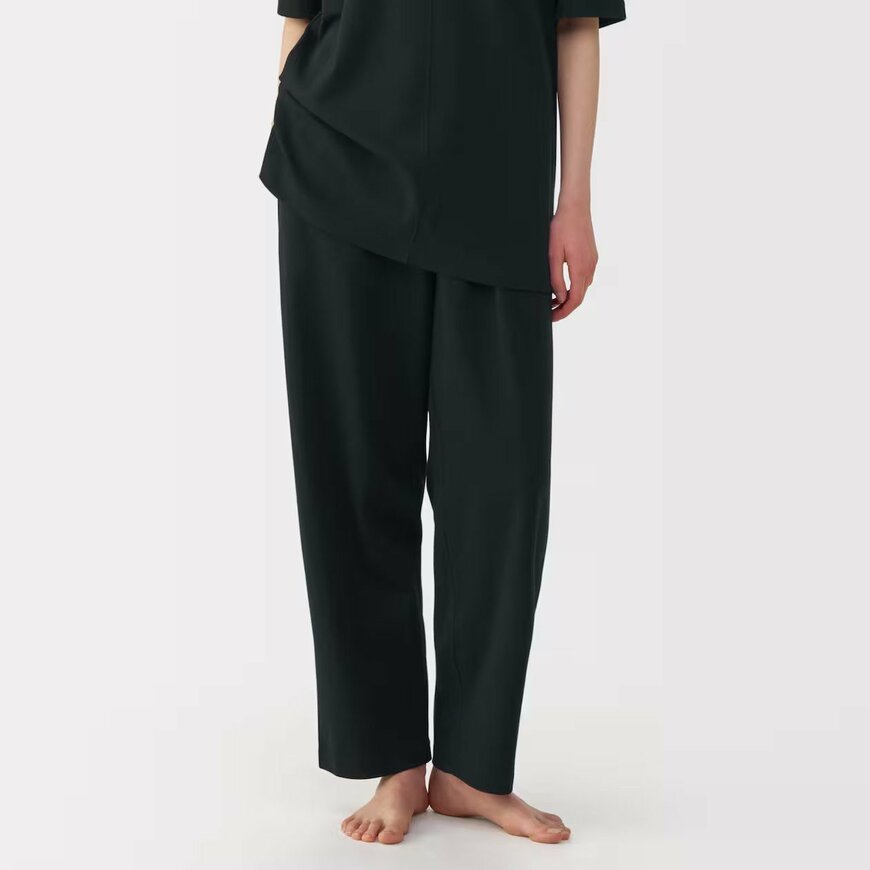 無印良品公式　男女兼用　スムースジャージーリラックスパンツ　画像