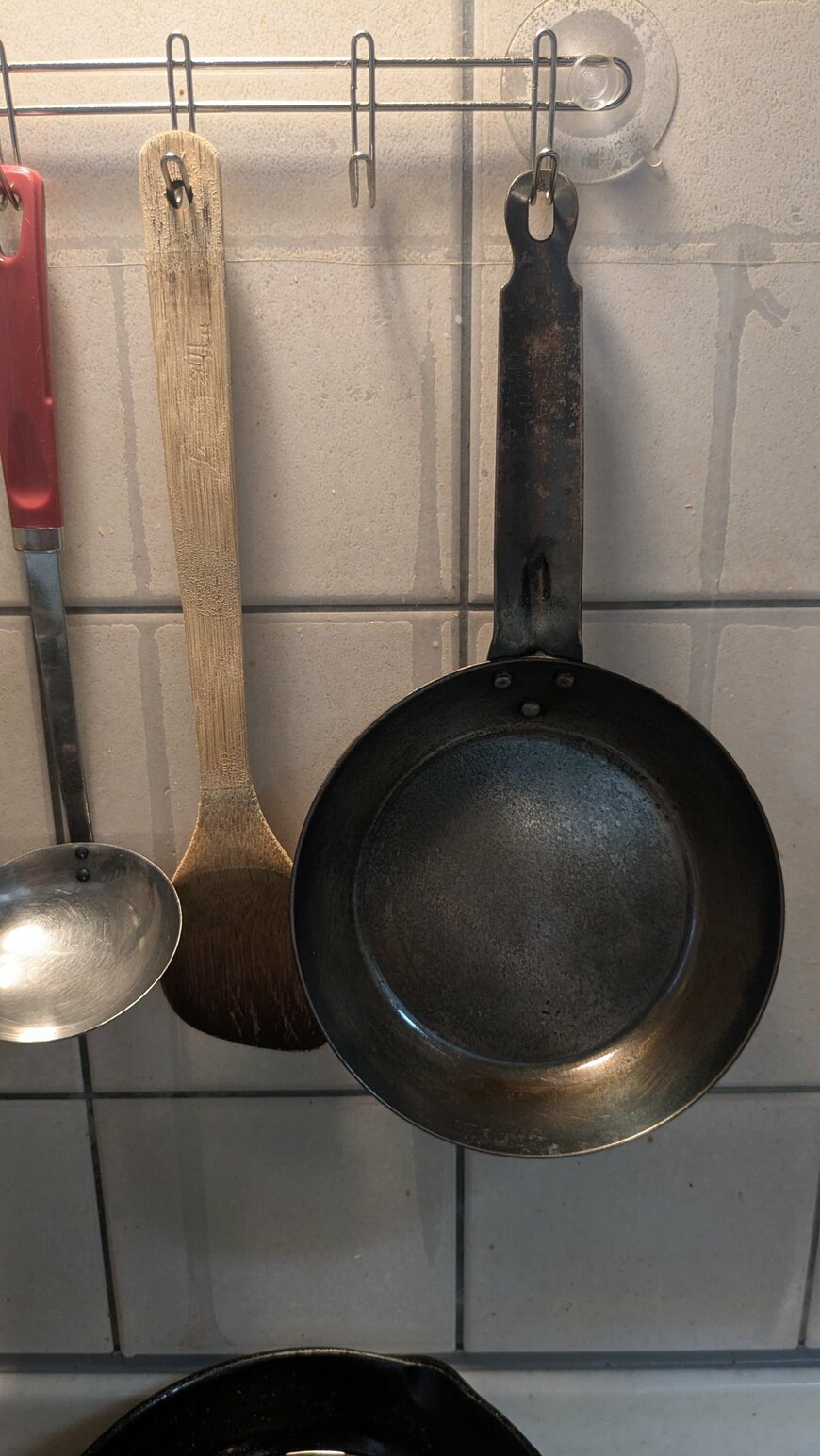 錆をおとして綺麗になったフライパン