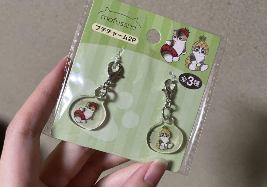 セリア、mofusand プチチャーム2P画像