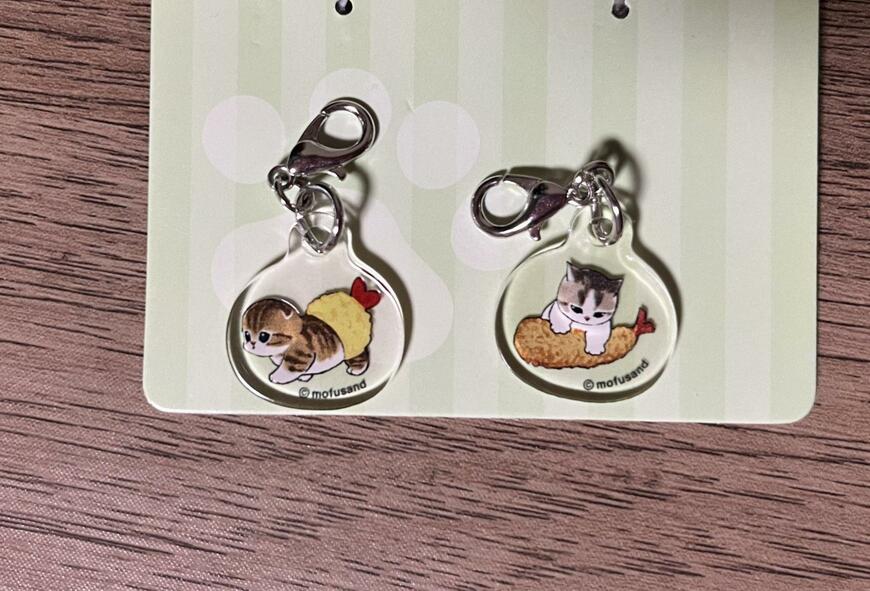 セリア、mofusand プチチャーム2P画像