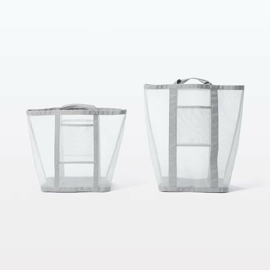無印良品ネットストア ナイロンメッシュランドリーバッグ 画像