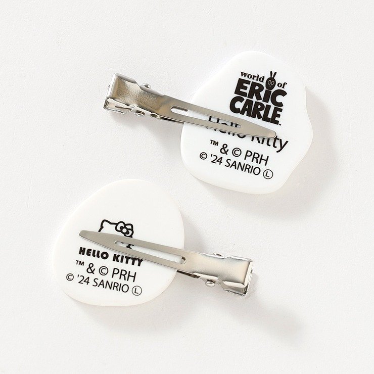 しまむら公式　レディース　前髪クリップ2本セット（はらぺこあおむし×ハローキティ）