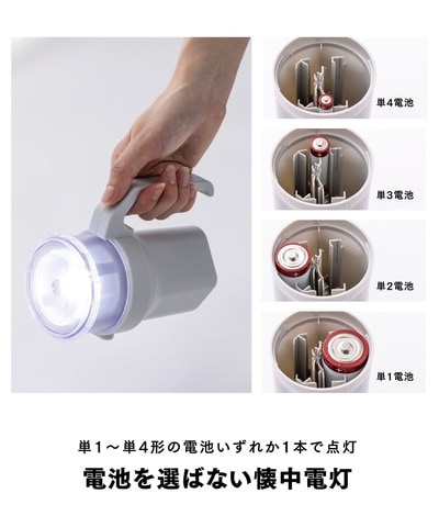 電池を選ばない懐中電灯/SOBANI