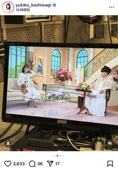 柏木由紀子のInstagram投稿