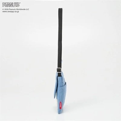 ピーナッツ(PEANUTS) 75周年 スヌーピー ショルダーかぶせ縦ポーチ