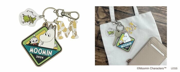 「ムーミン」「リトルミイ」が描かれたラバーパーツ