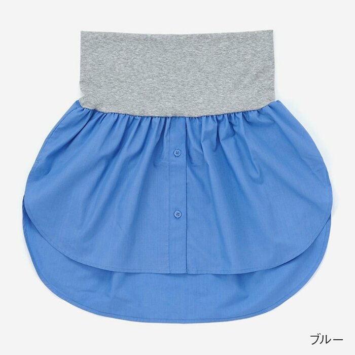 はらまき部分は、ニット素材のため伸縮性があり着脱がしやすい