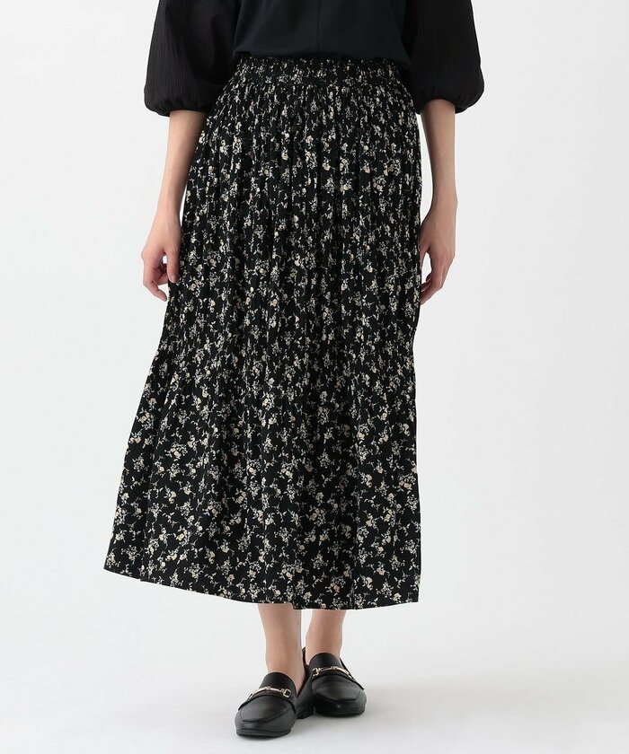 Afternoon Tea LIVING公式　フラワーマジョリカプリーツスカート