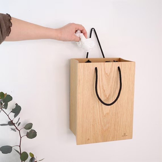 出所：ニトリ公式　【日本製】木製ダストボックス BAG dust