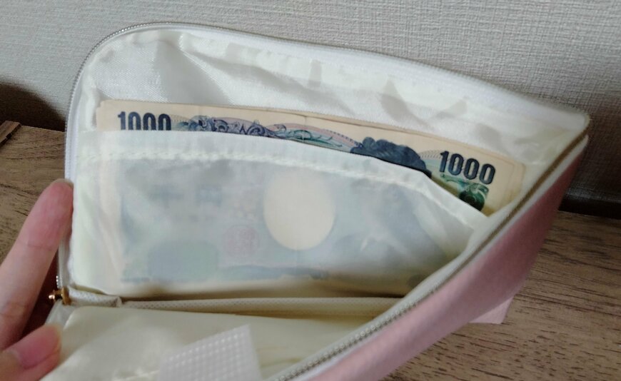 筆者撮影（セリア、革風マルチケース）