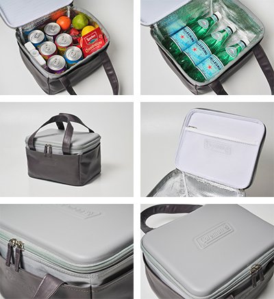 出所：ローソン公式サイト　Coleman BRAND BOOK #08 保冷バッグ GRAY