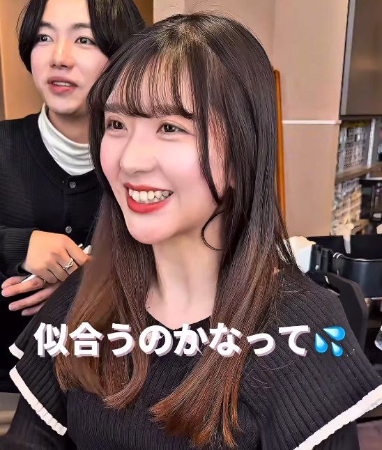 「めっちゃ可愛い！」可愛い系の髪型を希望の女性　予想外の仕上がりに感動が止まらない！