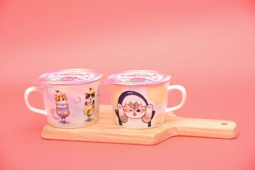 ファミリーマート mofusand マグ&白桃ゼリー 画像