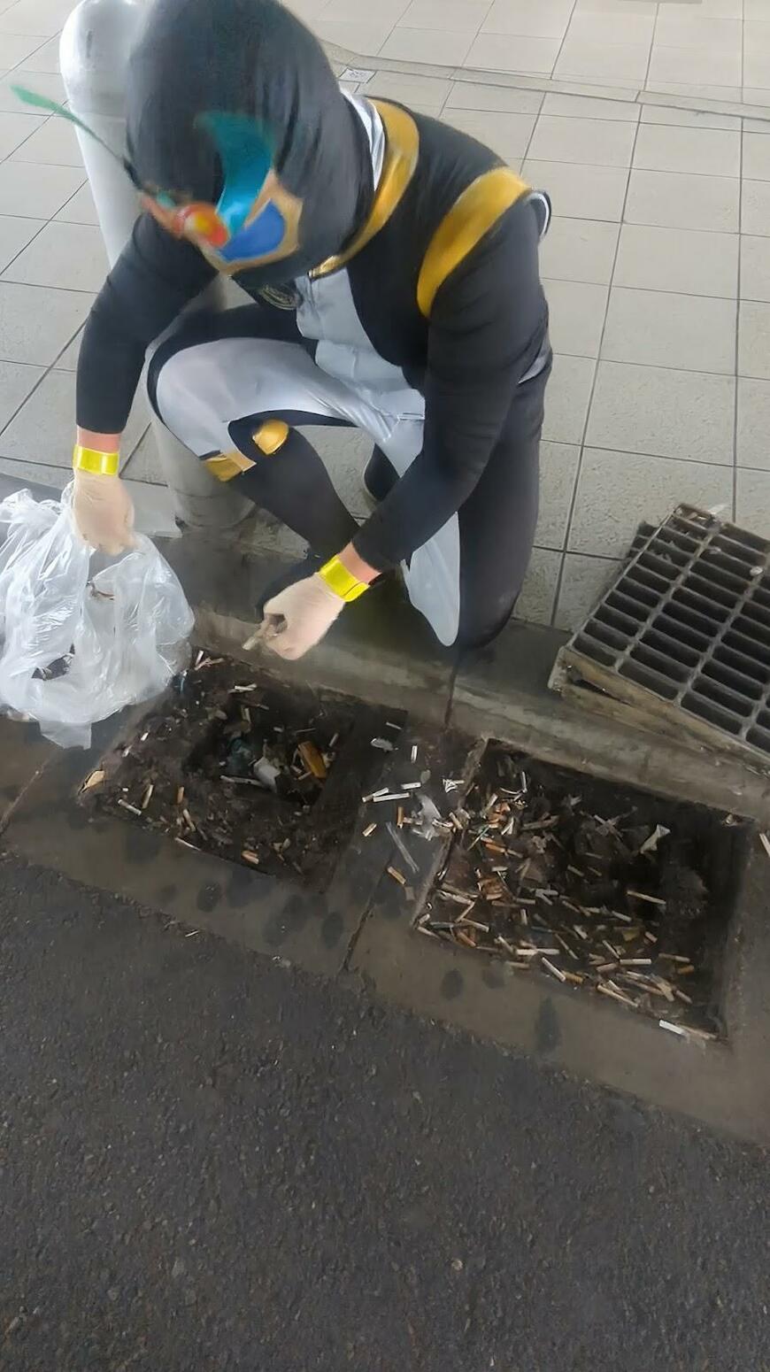 渋谷区で行っているゴミ拾い