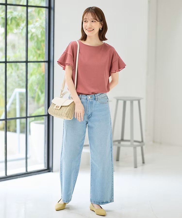 ハニーズ公式 フリル袖Tシャツの画像