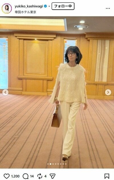 柏木由紀子のInstagram 投稿