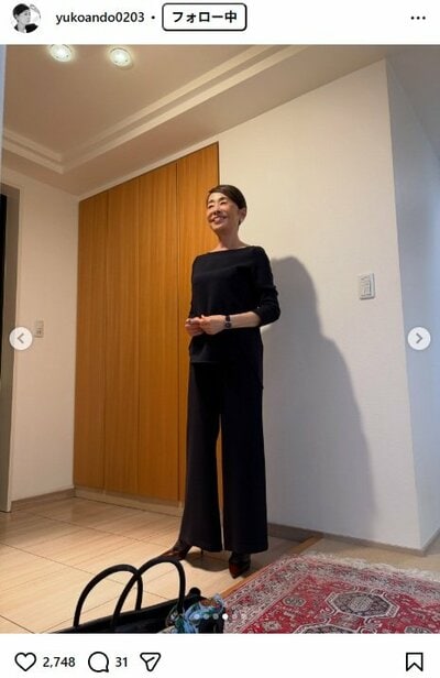 安藤優子のInstagram投稿