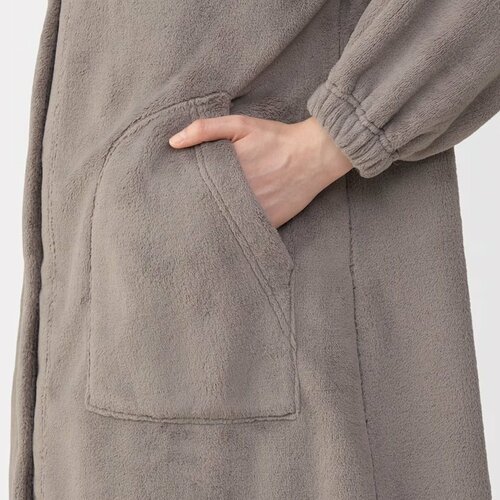 静電気が起きにくい　着る毛布　ロングカーディガン