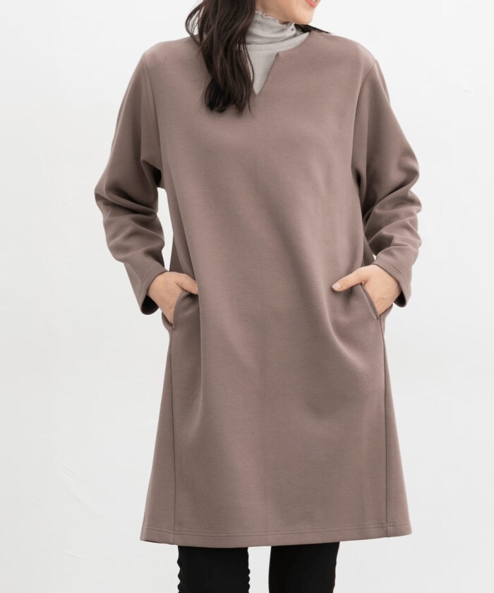 大人のカジュアルコーデに大活躍のチュニックワンピース