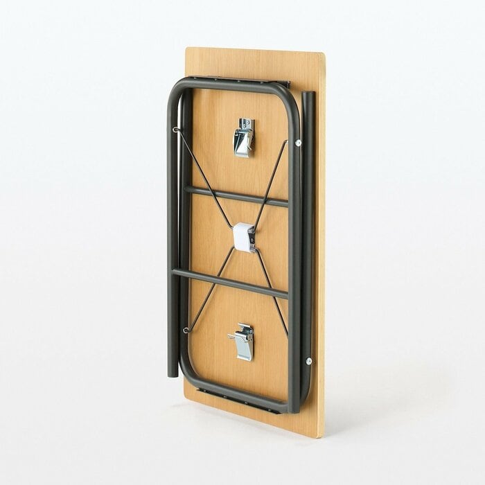 無印良品、スチールパイプテーブル商品折りたたみ時の画像