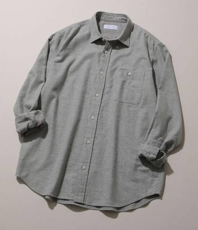 ADAM ET ROPE' HOMME - コットン起毛ネルシャツ ¥12,100（税込）