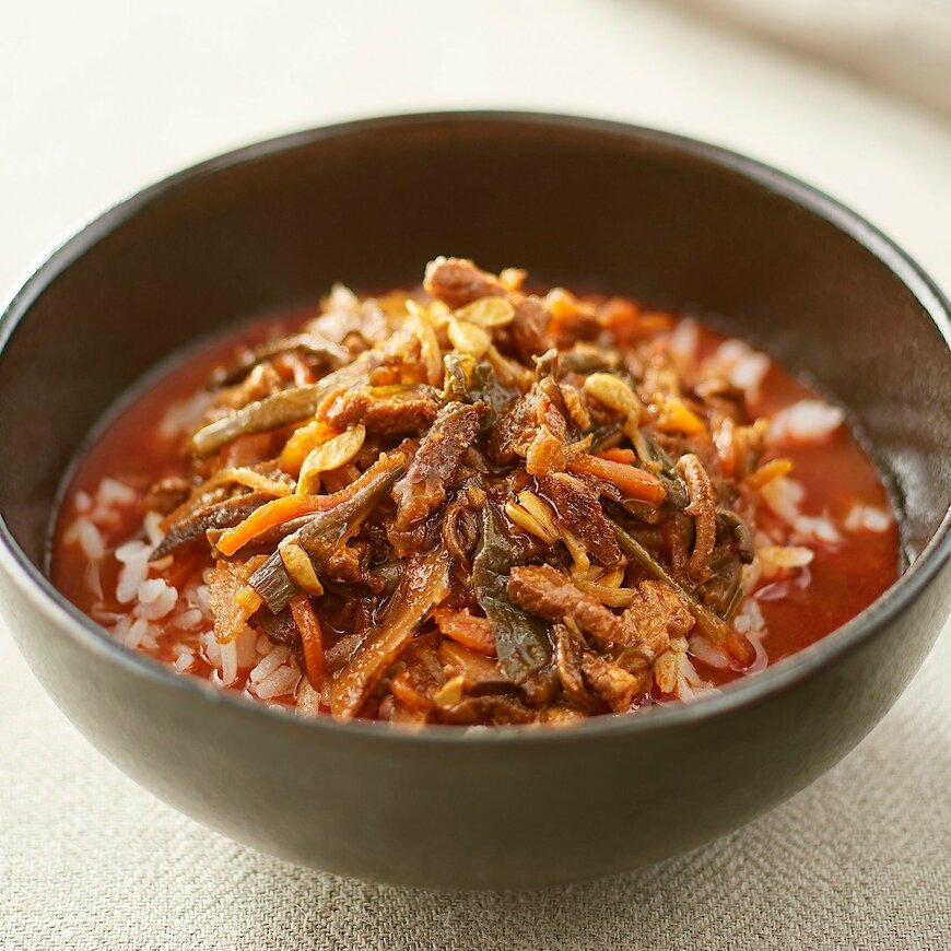 出所：無印良品公式　ごはんにかける　ユッケジャン