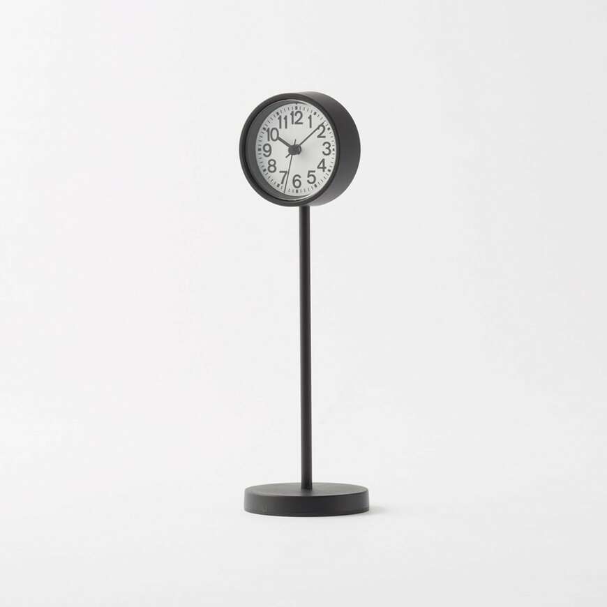 出所：無印良品ネットストア 公園の時計・ミニ　ブラック