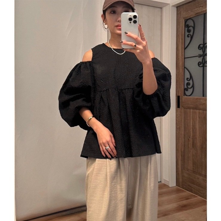 出所：しまむら公式　レディース　ブラウス（Tera）