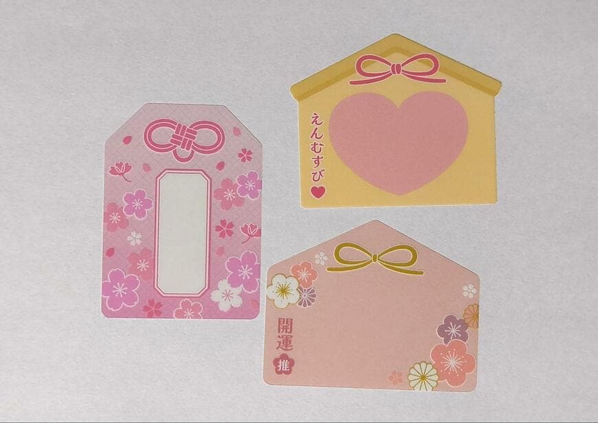 セリア、クリアフレークシール 推し活お守り・絵馬商品画像