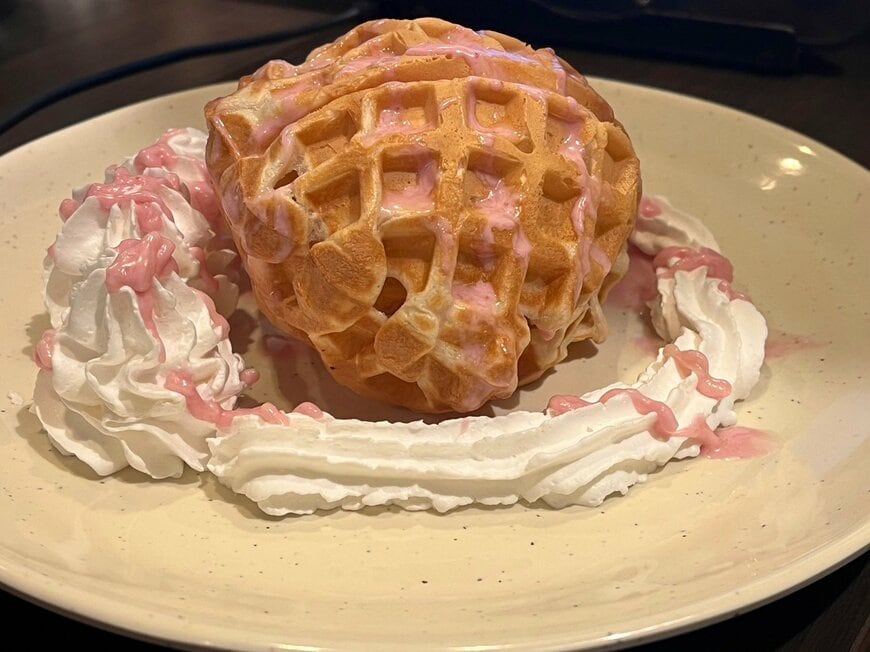 しゃぶ葉で作ったワッフル