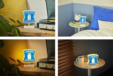 あの「ローソン」の看板がクッションに！？ ミニサイズの