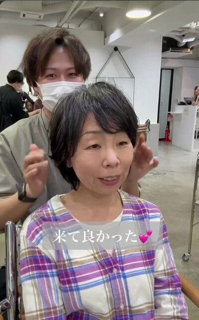 くびれと丸みのある、小顔に見えるショートボブ（アフター）