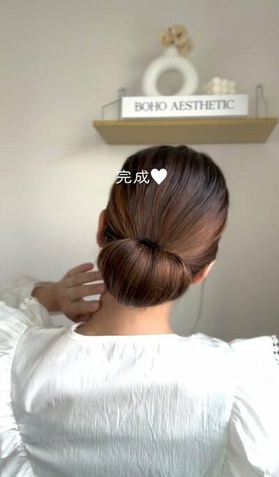 超簡単な上品大人ヘア