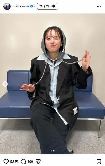 清野菜名のInstagram投稿