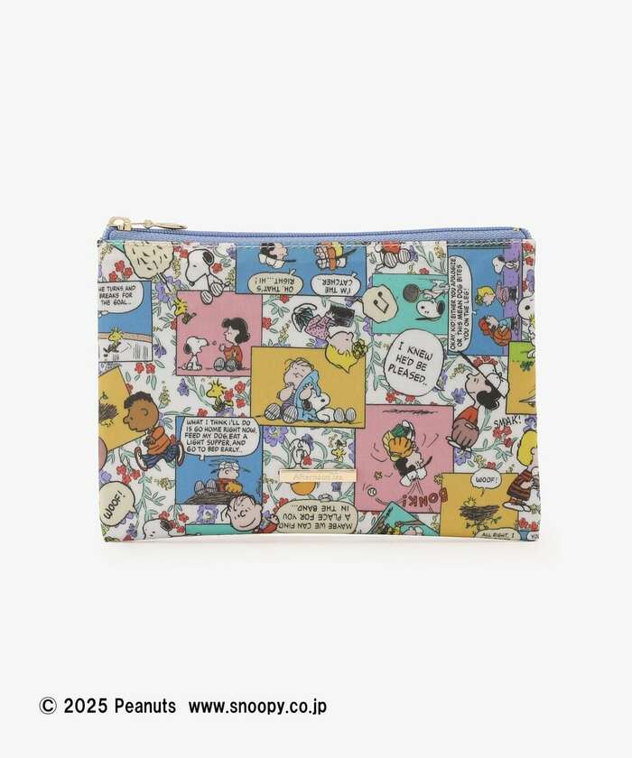 バッグの中でかさばらない「フラットポーチ」