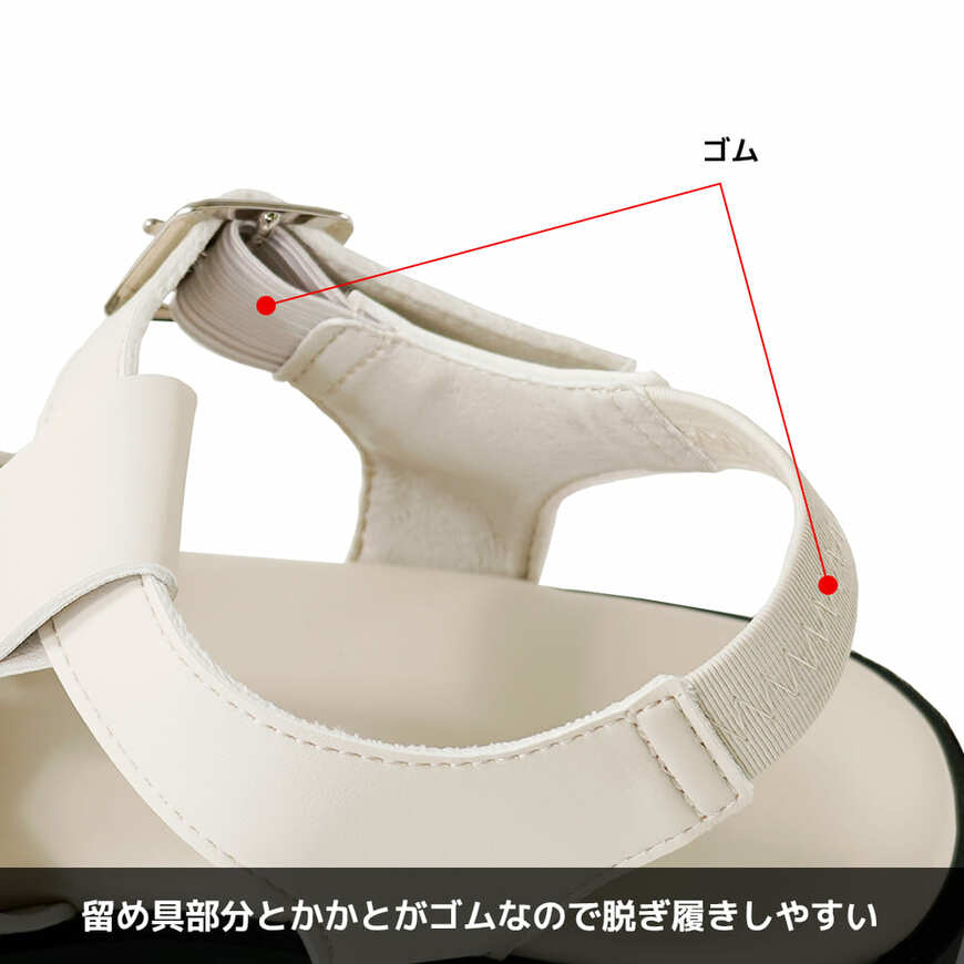 出所：ワークマン公式　レディースグルカサンダル