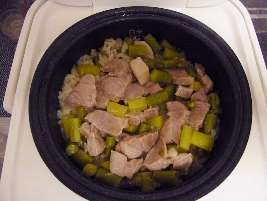 食べる直前に胡椒をひく。