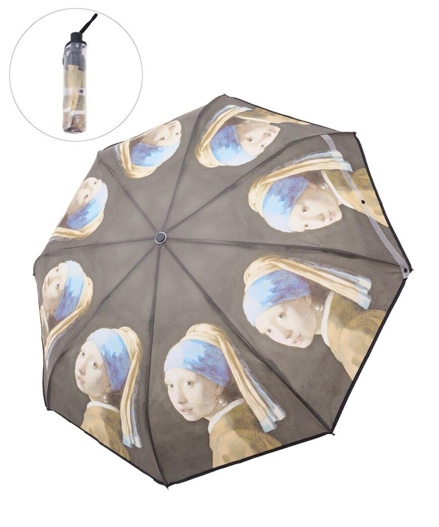 3COINS、名画プリントビニール折傘の画像